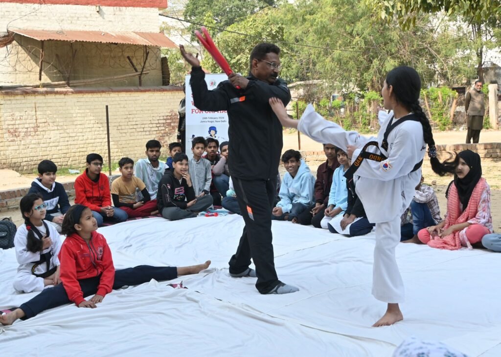Scholarship distribution and self-defense workshop for orphans