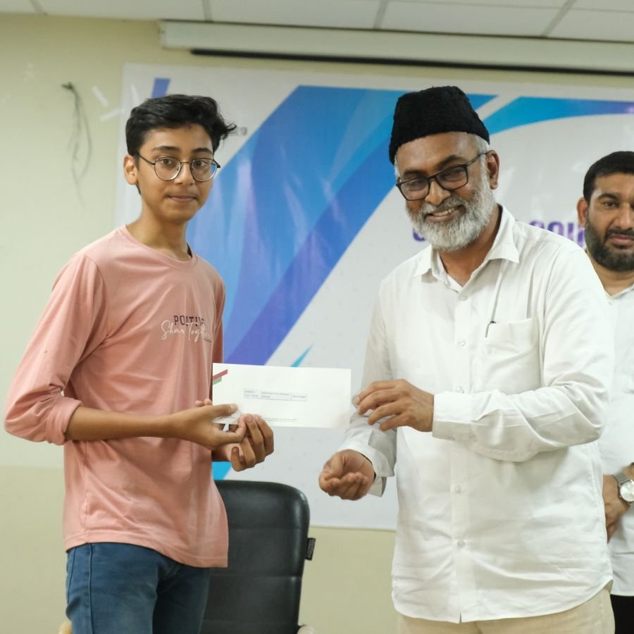 Scholarship distribution held at The Scholar School in Jamia Nagar, New Delhi