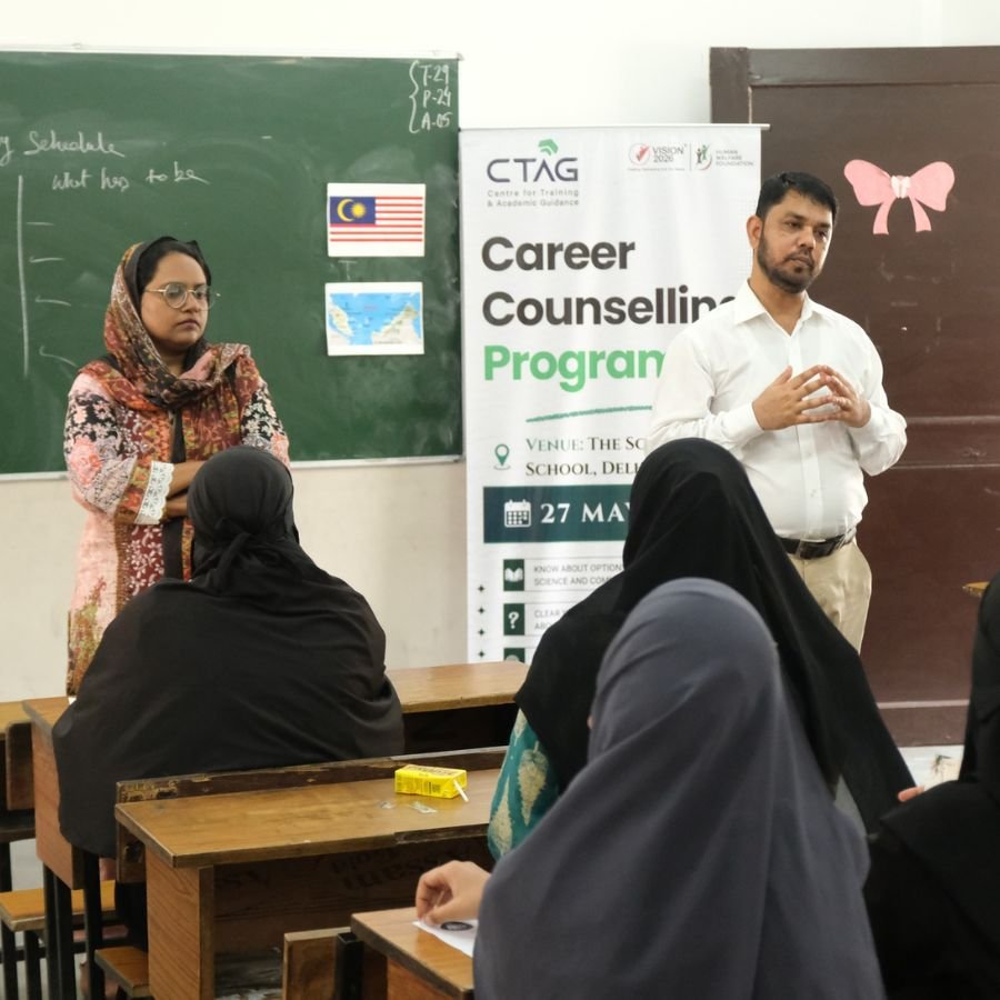 Career Counselling Program held at The Scholar School in Jamia Nagar, New Delhi
