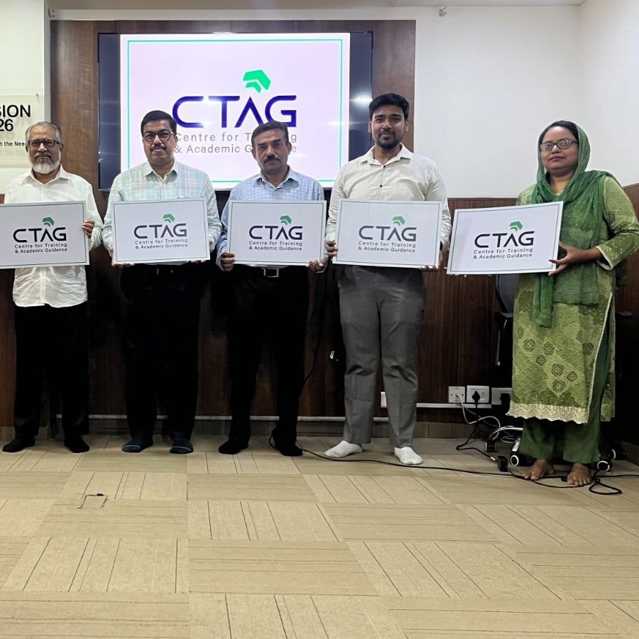 Unveiling of new logo for CTAG, held at the HWF HQ in Jamia Nagar, New Delhi