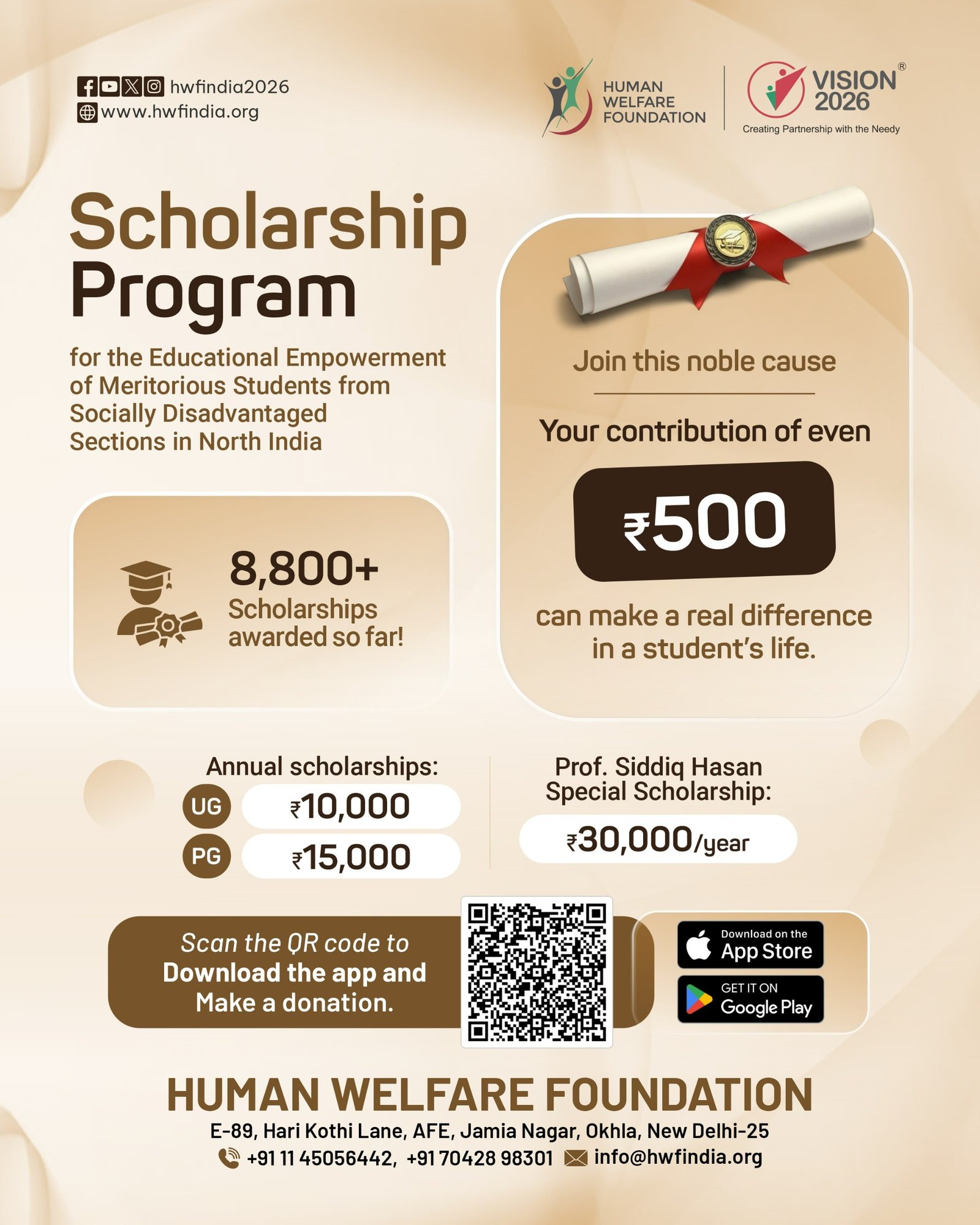 Supprt Scholarship Project