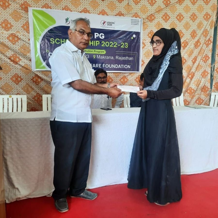 UG/PG Scholarship Distribution in Makrana, Rajasthan, Thursday, 6 April 2023