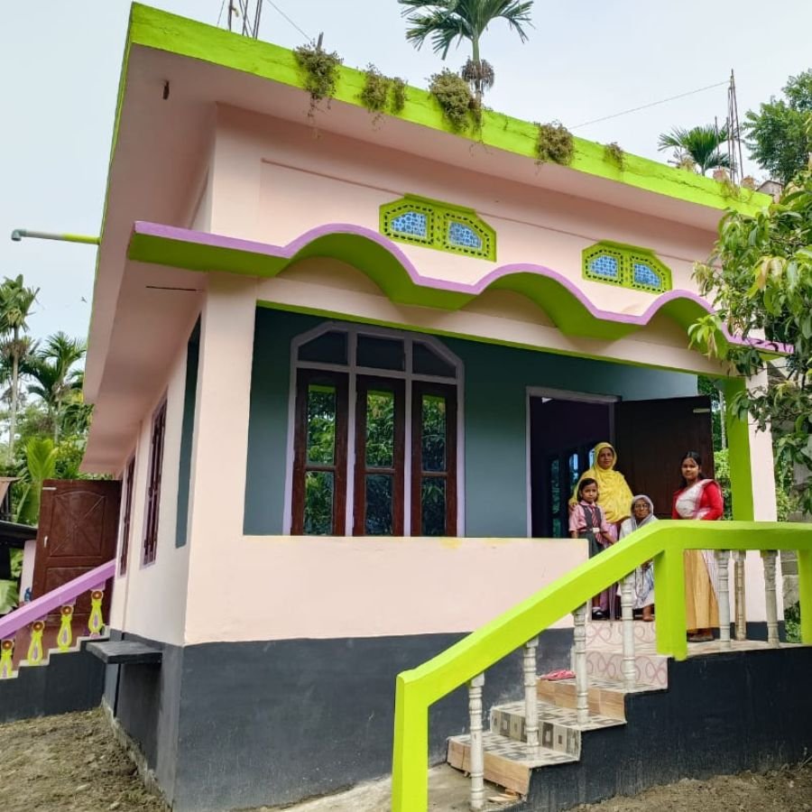 Handed over a completed housing project (House Project 211) to the beneficiary in Darrang, Assam