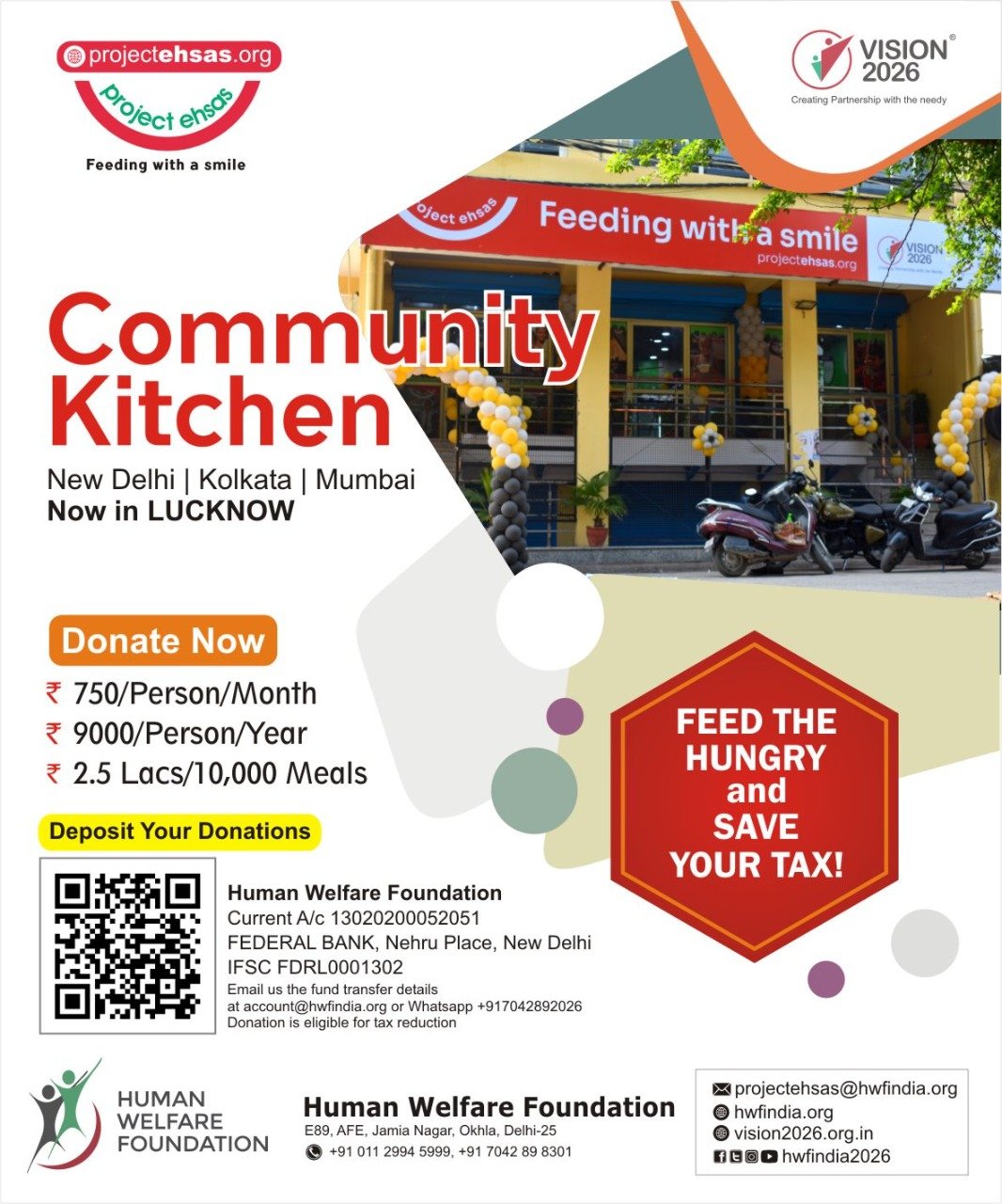 Project Ehsas | Hunger Relief Projet - NOW IN LUCKNOW