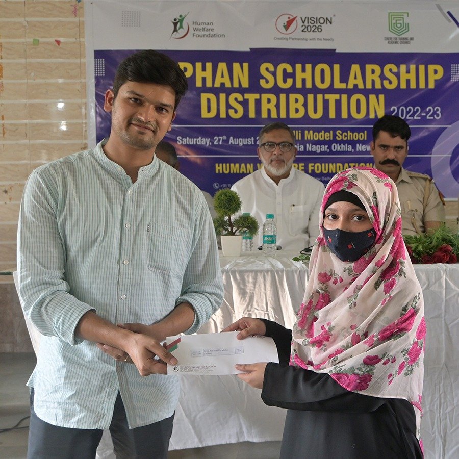 Orphan Scholarship Distribution New Delhi