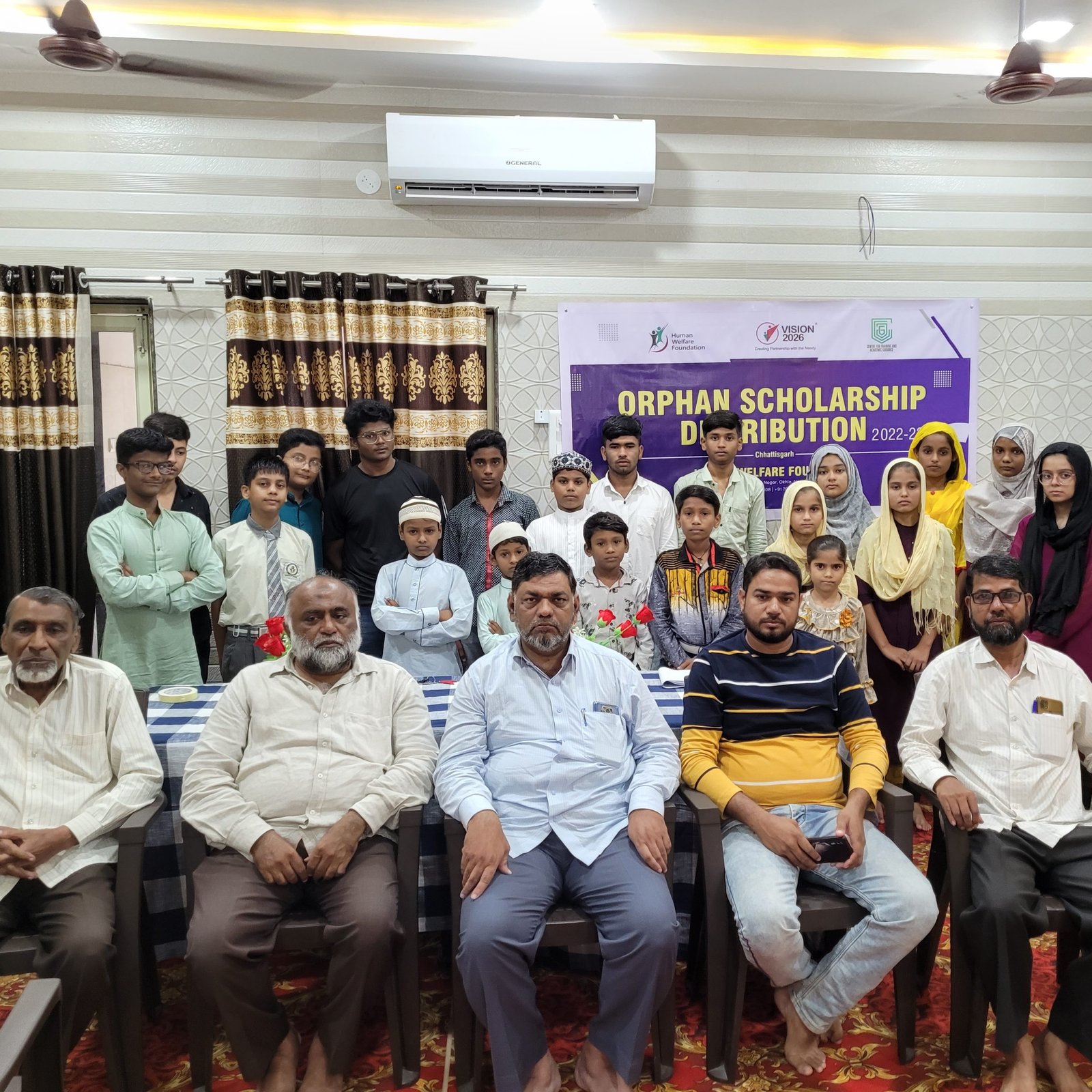 Orphan Scholarship beneficiaries, Raipur, Chhattisgarh