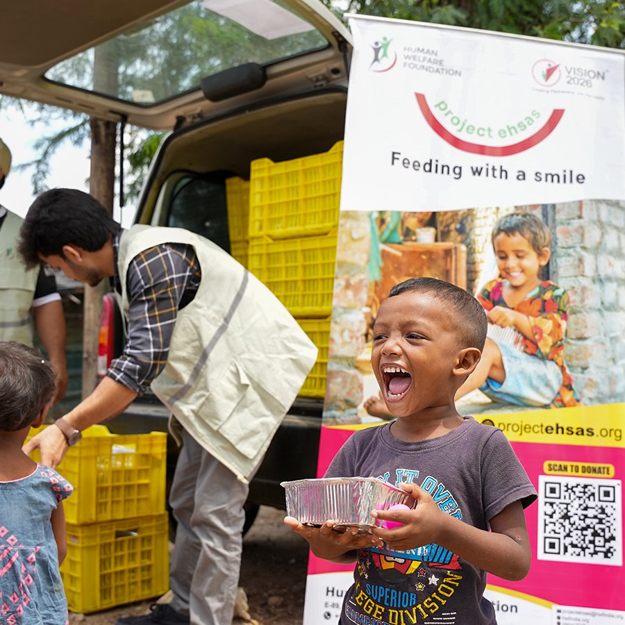 Project Ehsas Food Distribution in Delhi