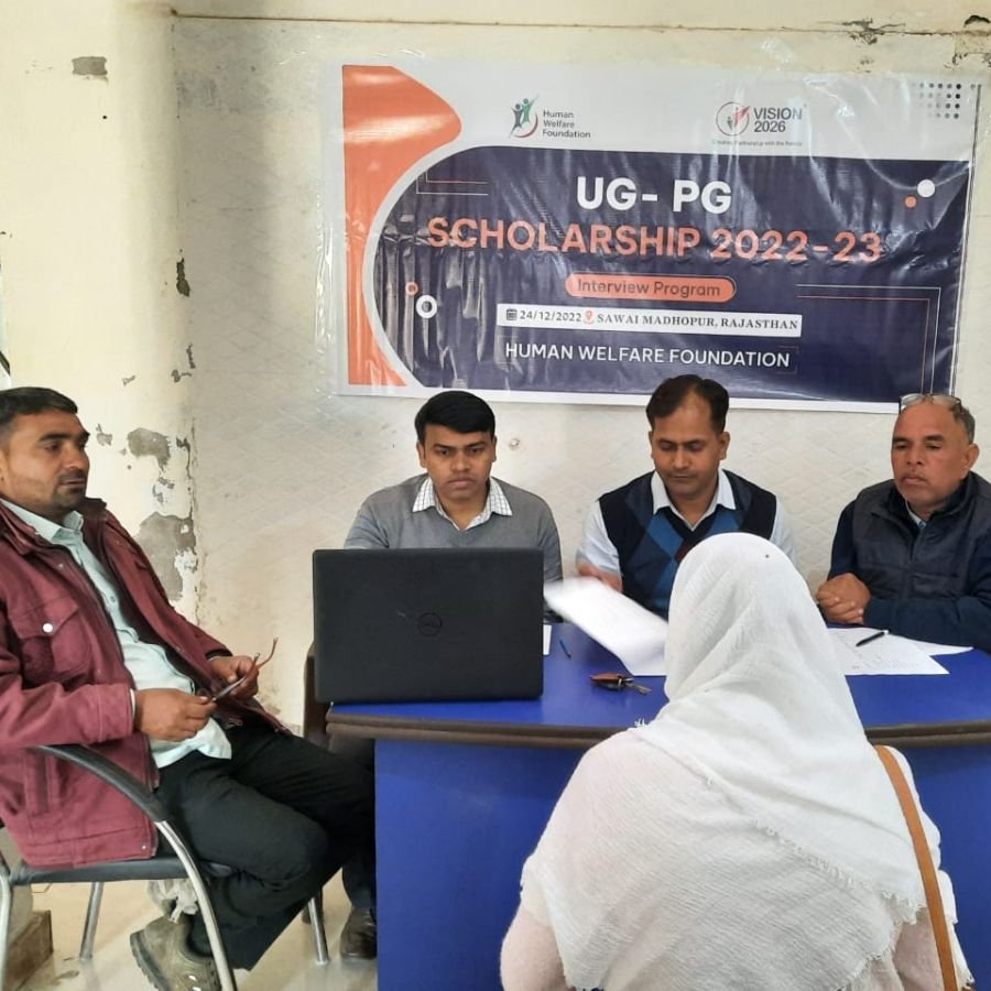 UG & PG Scholarship Interviews - Sawai Madhopur, Rajasthan